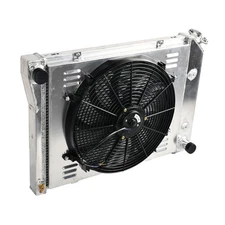 For 1968-74 Chevy Nova 1970-81 Camaro 1975-87 El Camino 3Row Radiator+Shroud Fan