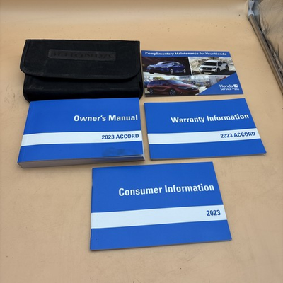 #ad 2023 Honda Accord Owners Manual Warranty With Case Included $38.48
