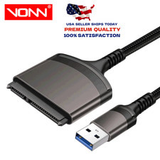 SATA to USB Adapter Cable, USB 3.0 to SATA III Hard Drive Adapter for 2.5'' SSD/