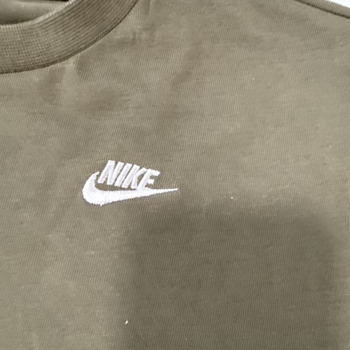 Nike Kids Olive Green T-Shirt Dress, Size Small - Picture 2 of 5