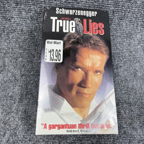 2 New VHS Tapes Cliffhanger (1993) Stallone True Lies (1994) Schwarzenegger Lot - Picture 4 of 8