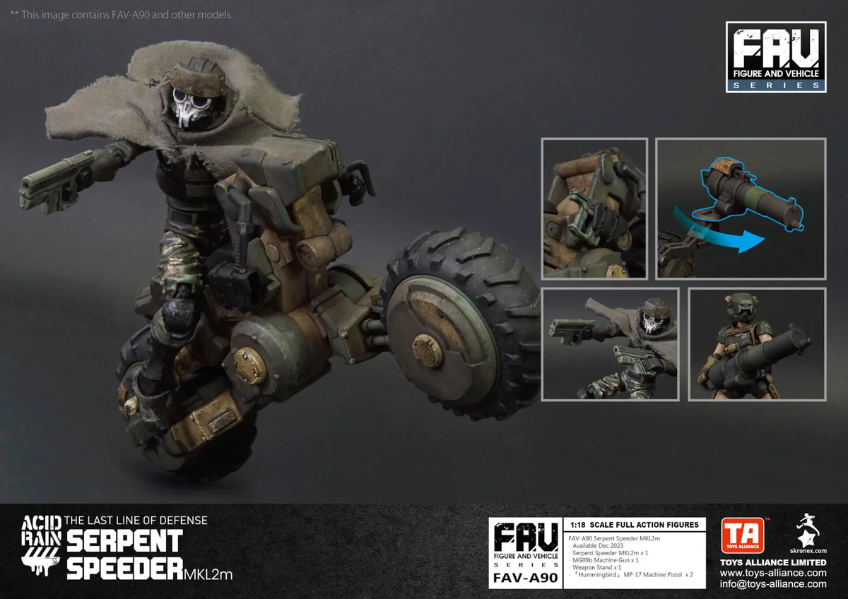 In Stock) TOYS ALLIANCE x Acid Rain FAV-A90 Serpent Speeder