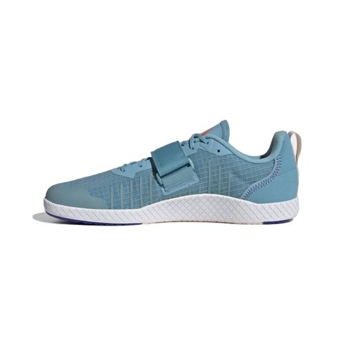 Adidas Total Weightlifting Boots Blue Powerlifting Trainers Deadlifting Shoes - Picture 8 of 11
