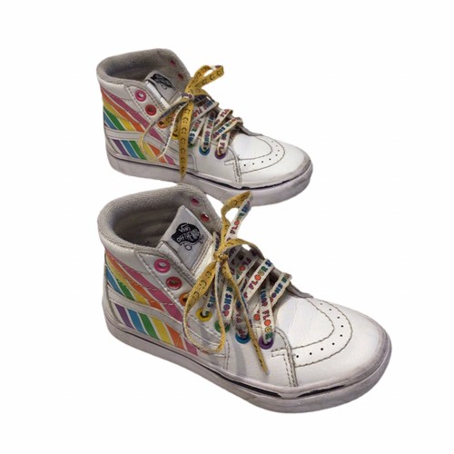 vans rainbow hightops
