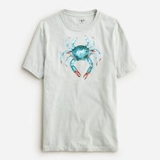 J. Crew Made in USA Men's Blue Crab Graphic T-Shirt Tee NEW XL