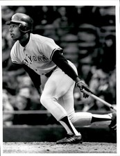 LD368 Original Clifton Boutelle Photo ELLIOTT MADDOX 1974-76 NEW YORK YANKEES