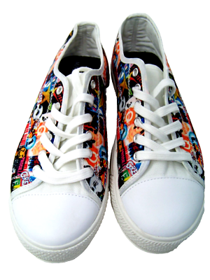 ママ-ミア Sneakers Theater Grease Mama Mia Wicked Low Top Size M/5 F/7 Rare