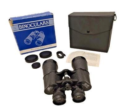 MARK SCHEFFEL Binoculars 20 X 50, Field 3° Wide Angle, Black Case  