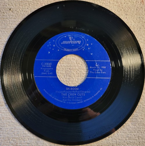 Crew Cuts "Sh-Boom / Earth Angel" VG+ - Picture 2 of 3
