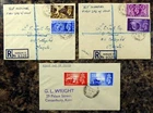 GB 1948 Liberation & Olympic FDC's (3) Used GQ600