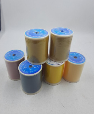 NEW Superior Threads SO! FINE #50/3-PLY Polyester LOT of (7) SEVEN John Flynn