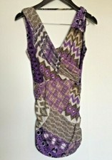 Multicoloured women sleeveless top size M
