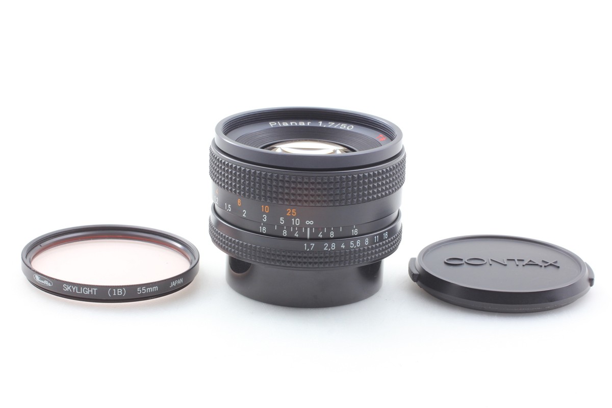 9552 良品 Contax Planar 50mm 1.7 AEJ Near MINT] Contax Carl Zeiss Planar T* 50mm F/1.7 AEJ MF