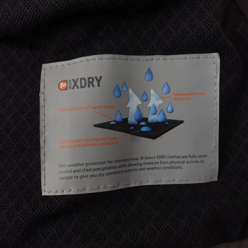 Tough Mudder Jacket Large Black Windbreaker Zip Packable Hooded Merrell Dry - Image 4 of 4