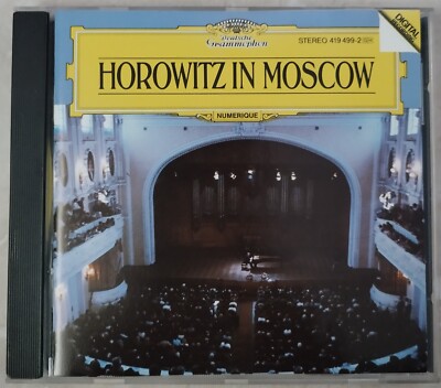 Vladimir Horowitz - Horowitz in Moscow (CD, 1986) Polydor Int.