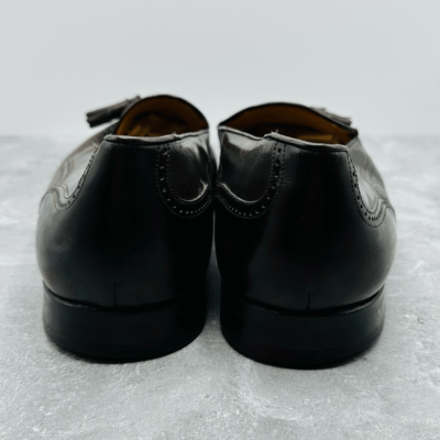 Mens Mezlan Dress Shoes Dark Brown Leather Oxford Toe Cap  display picture 3