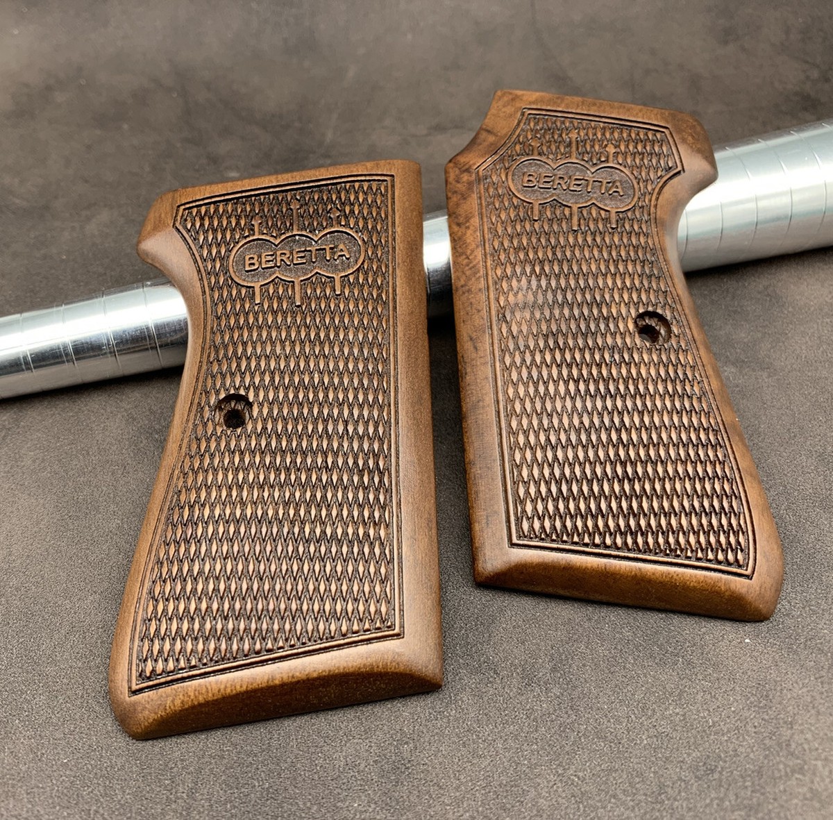 Beretta 1934/1935 7.65mm 32 ACP Turkish Walnut Wood Grips