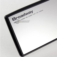 Broadway 300mm Wide Flat Interior Clip On Car Truck Rear View Mirror Universal 6