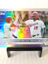 2022 Topps Series 1 #218 WASHINGTON NATIONALS Team Card RAINBOW PARALLEL CARD