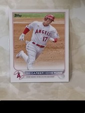 2022 Topps Update Series Shohei Ohtani 100 Career Home Runs #US92 Angels