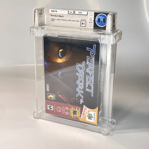 PERFECT DARK - NINTENDO 64 (N64) - SEALED GRADED - WATA 8.5 (USA NTSC)