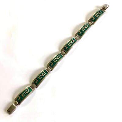 Vtg. Sterling Silver Link Bracelet Marked TC-135 Mexico 925 Vtg. Sterling Silver Link Bracelet Marked TC-135 Mexico 925