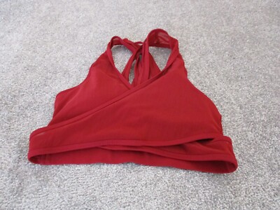 Maroon Fabletics Fabletics Bra Sports Bra Maroon Strappy No Size | eBay