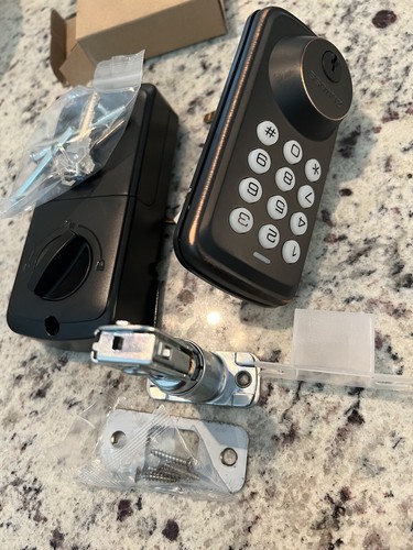 Zomoss Keypad Digital Deadbolt Keyless Entry Lock Oil Rubbed Bronze NEW - Picture 2 of 4