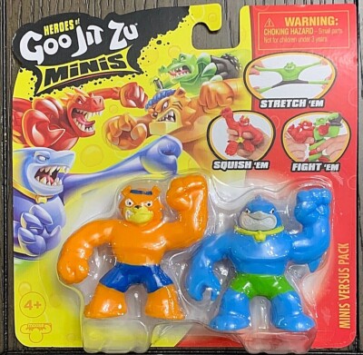 HEROES of GOO JIT ZU MINIS BLAZAGON vs ROCK JAW or PANTARO vs