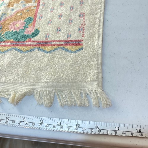 hand towel beige 100% cotton rectangle southwestern usa - Picture 8 of 9