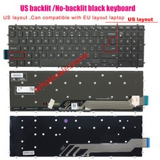 No-Backlit/backlit US Keyboard for DELL Latitude 3500 3590 Vostro 5568 7570 7580