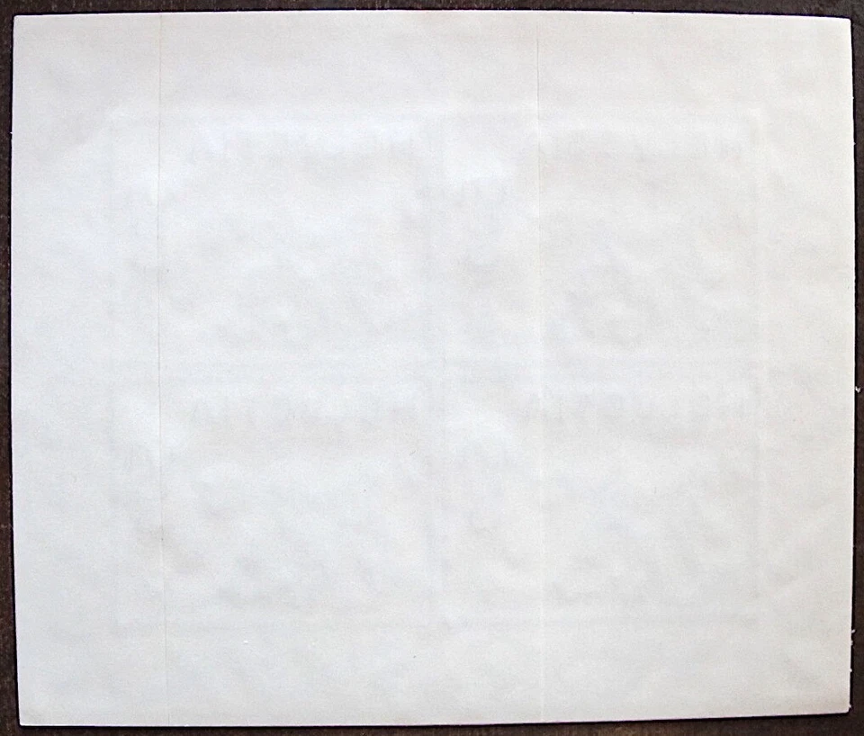 Swiss 2000 BLOCK of FOUR World's 1st Textile Embroidered Stamp. MNH - Image 2 of 2