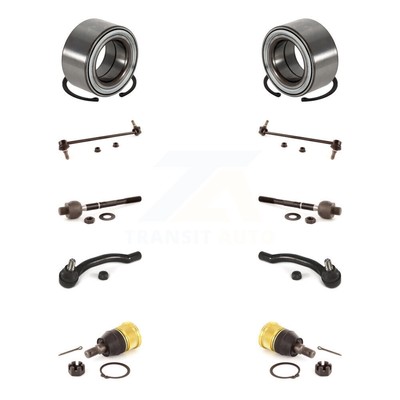 Front Bearing Lower Ball Joint Outer Inner Tie Rod Link Kit (10Pc) For Honda MDX