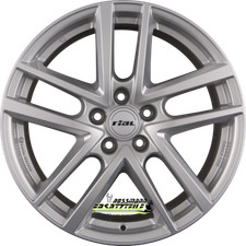 4x Rial Astorga polar-silber 6.5x16 ET40 - LK5/100 ML57.1 Felge Alu