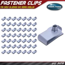 50Pcs M4.2-1.41 (#8) Multi-Purpose Extruded U-Nut Zinc for Chevy GMC 11515638