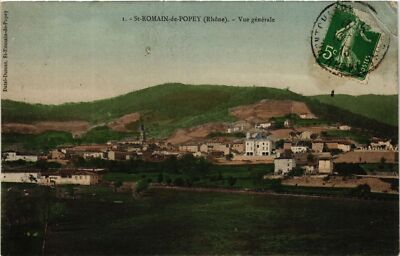 Old postcard St-ROMAIN-de-POPEY - General view (367851)