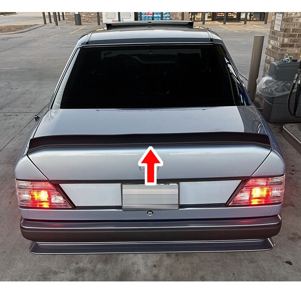 1986-1995 Fits Mercedes benz W124 4DR Sedan Rear Trunk Lip Spoiler