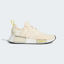 adidas NMD_R1 Shoes Ecru Tint / Ecru Tint / Impact Yellow Women Trainers
