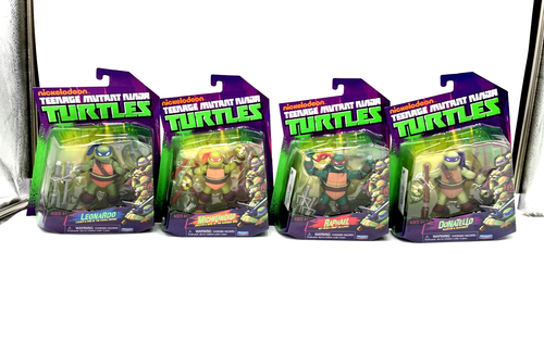 Teenage Mutant Ninja Turtle 2012 Reissue TMNT Nickelodeon Set Leo Don Raph Mikey - 第 1/13 張圖片
