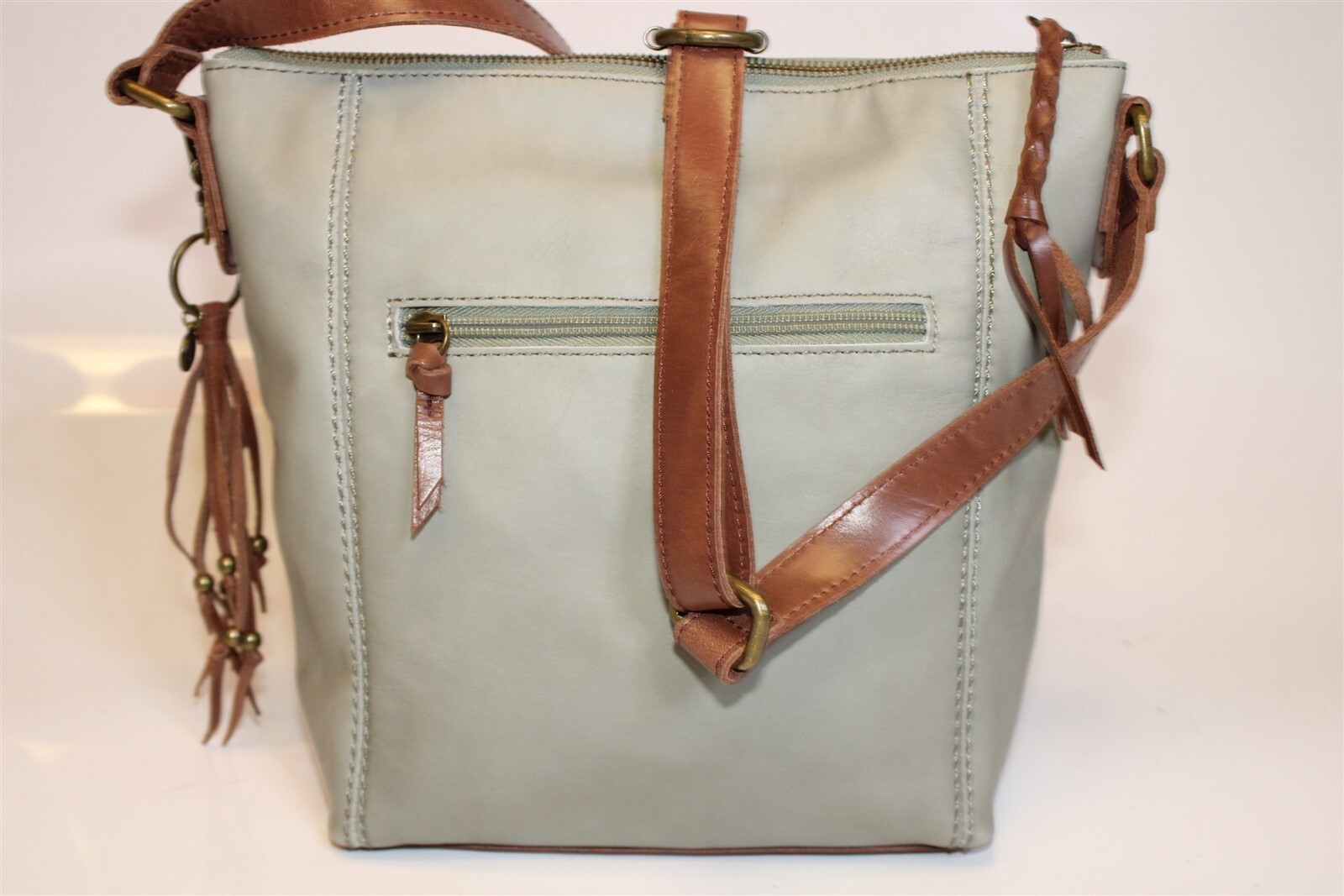 The Sak Ashland Leather Crossbody NWD Meadow Green Small Shoulder Purse