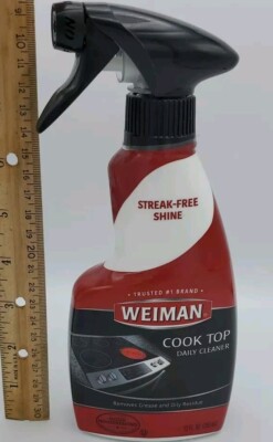 Weiman Heavy Duty Cook Top Cleaner Degreaser Spray 12oz Bottle with Trigger