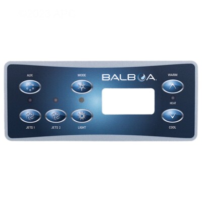 Balboa Spa Control Overlay Decal Serial Standard Panel 11159 | eBay