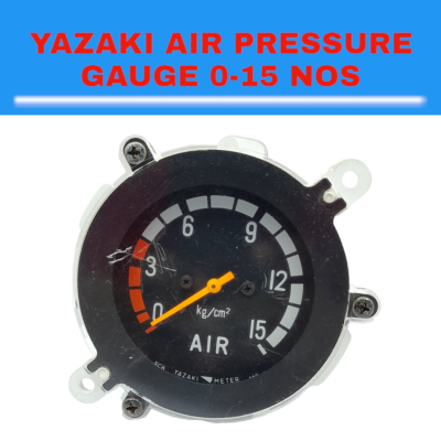 Vintage Yazaki Air Pressure Meter Gauge 0-15 NOS 1-83150-081-0 kg
