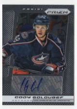 2013-14 Panini Prizm Autographs CODY GOLOUBEF Vancouver Canucks #48