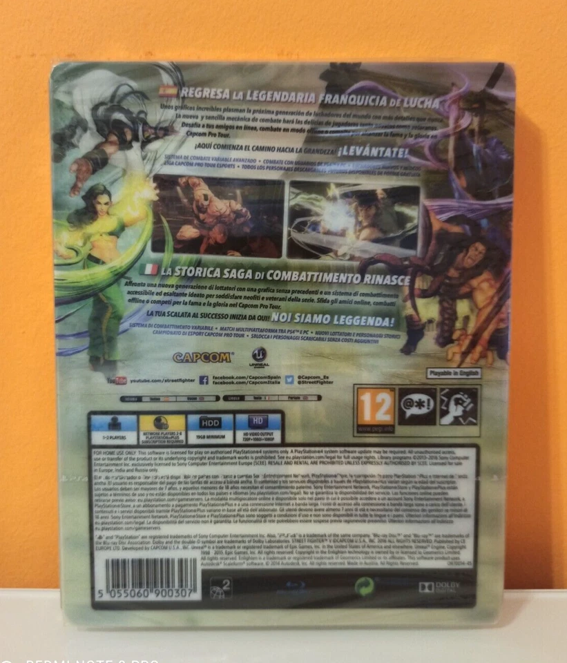 STREET FIGHTER V EDICION STEELBOOK SONY PS4 PRECINTADO PAL ESPAÑA NUEVO - Imagen 2 de 4