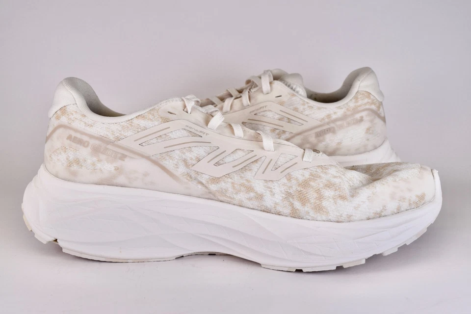 Salomon Mujer Aero Glide 2 474268 Blanco Beige Zapatos para Correr Tenis Talla 11 Foto 4 de 4