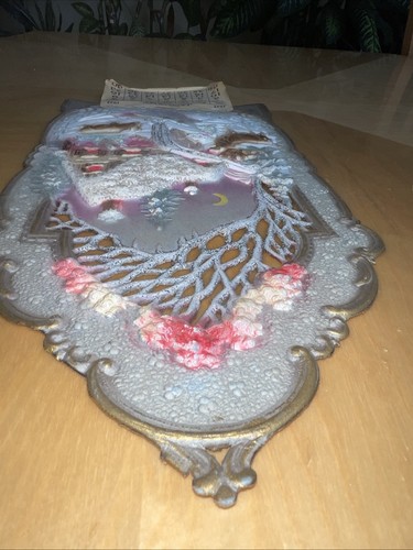 Vintage 1932 Pessed Paper Christmas Holiday Calendar Made Germany Reindeer Full - Picture 8 of 10