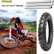 Bike Tire Levers - Motorcycle Tire Spoons Iron Set Dirt Bike Tire Changing To...