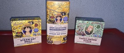 Anime Straw Hat Stick Deodorant & Soap Set, Monkey D. Luffy, by Dr. Squatch