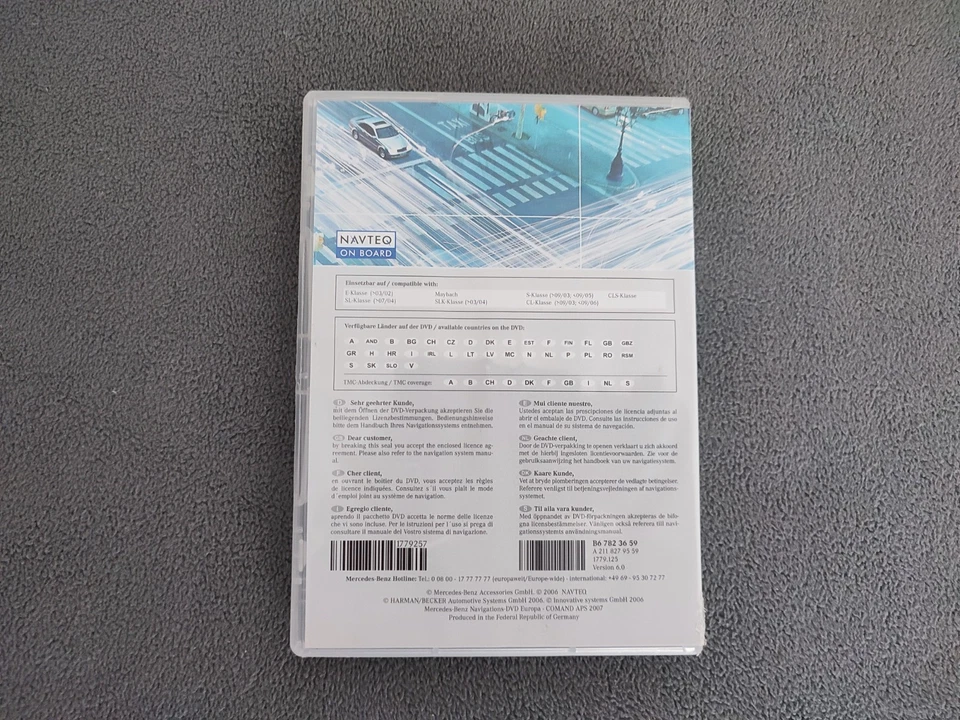 DVD Navigation Mercedes COMAND APS NTG1 EUROPA 2007 E S CLS SL SLK CL Klasse - Bild 2 von 4
